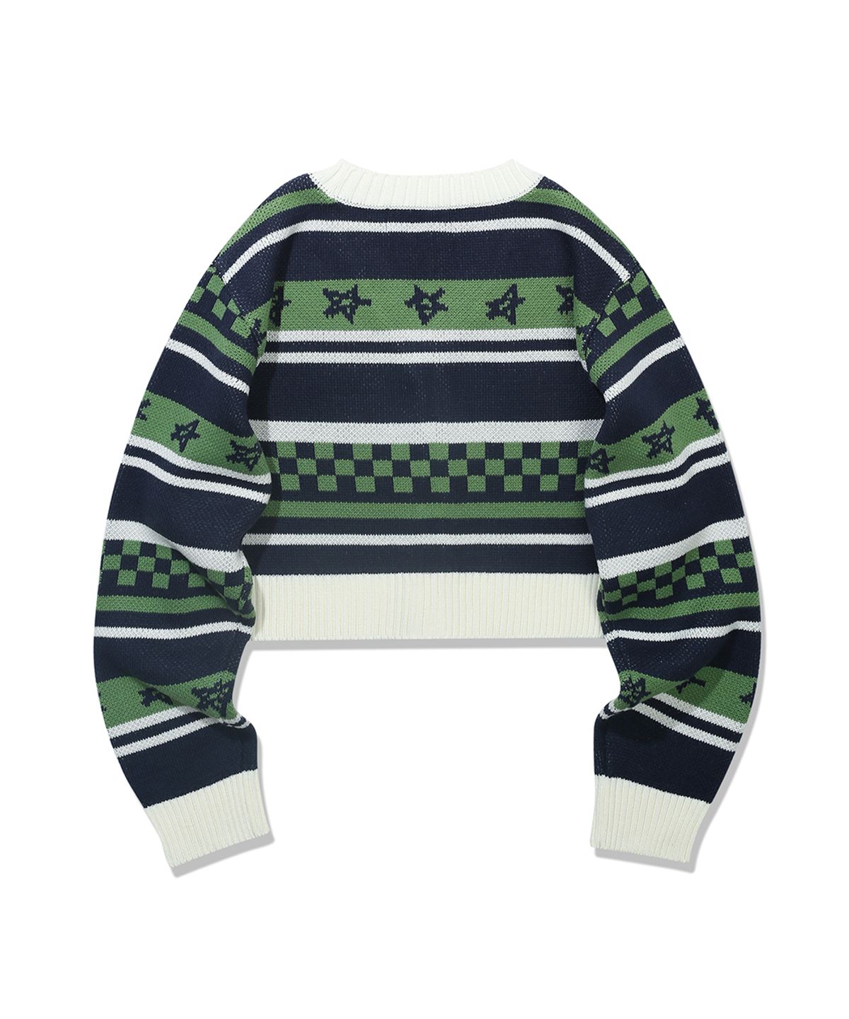 메인부스(MAINBOOTH) Playground Crop Cardigan(GREEN)