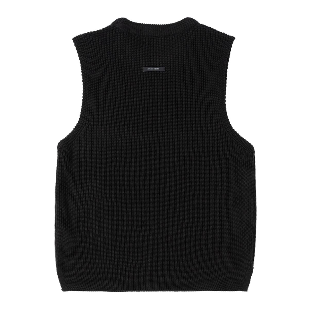 스트라이크(STRIKE) 언노운 니트 베스트 (BLACK)