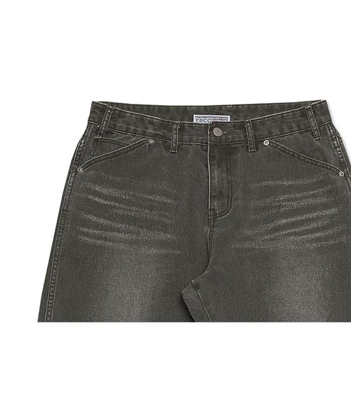 유쓰배쓰(YOUTHBATH) SAND WASHING DENIM_KHAKI