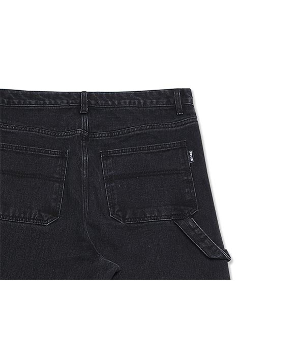 유쓰배쓰(YOUTHBATH) STITCH WIDE DENIM_BLACK