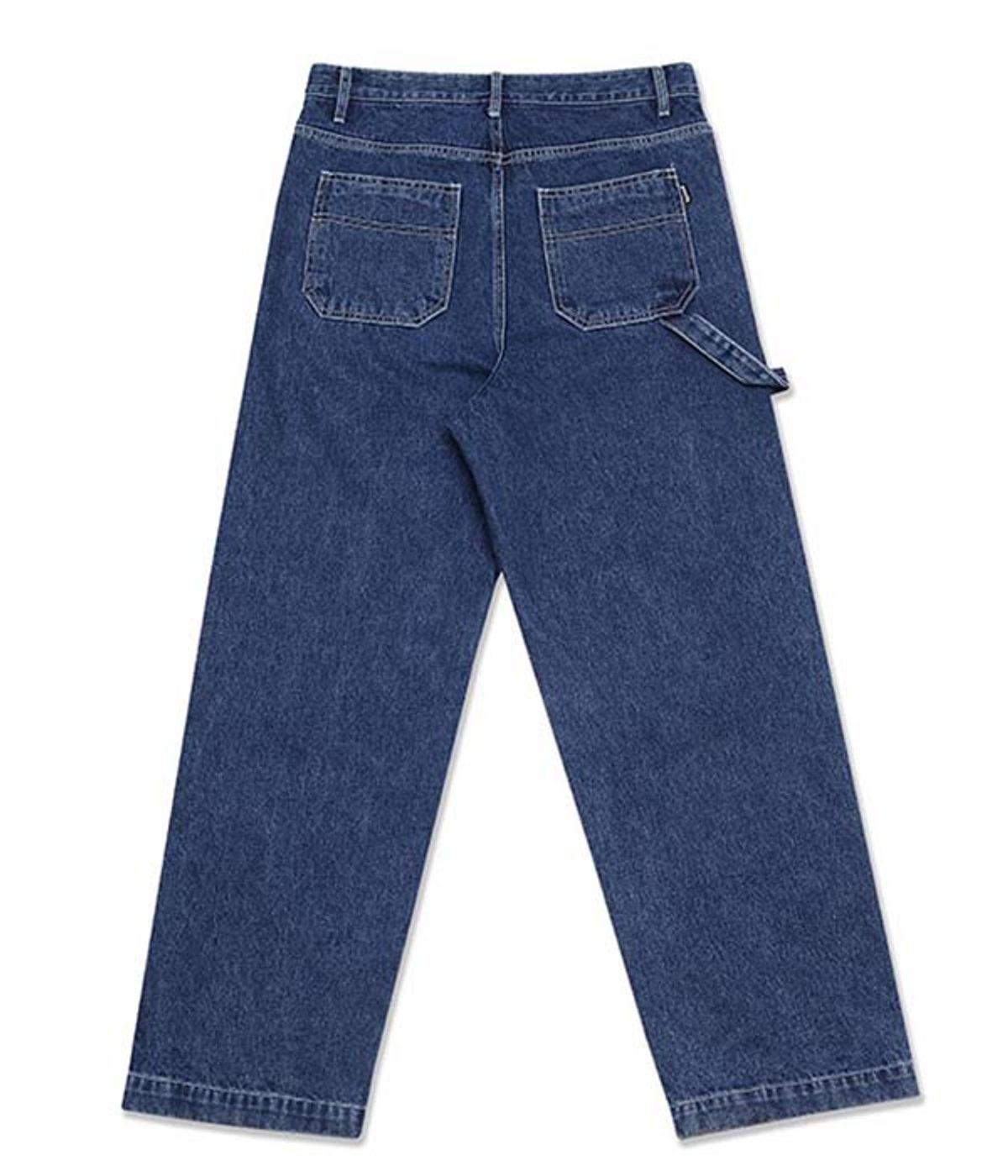 유쓰배쓰(YOUTHBATH) STITCH WIDE DENIM_BLUE