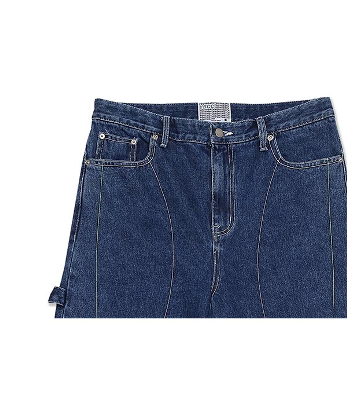유쓰배쓰(YOUTHBATH) STITCH WIDE DENIM_BLUE
