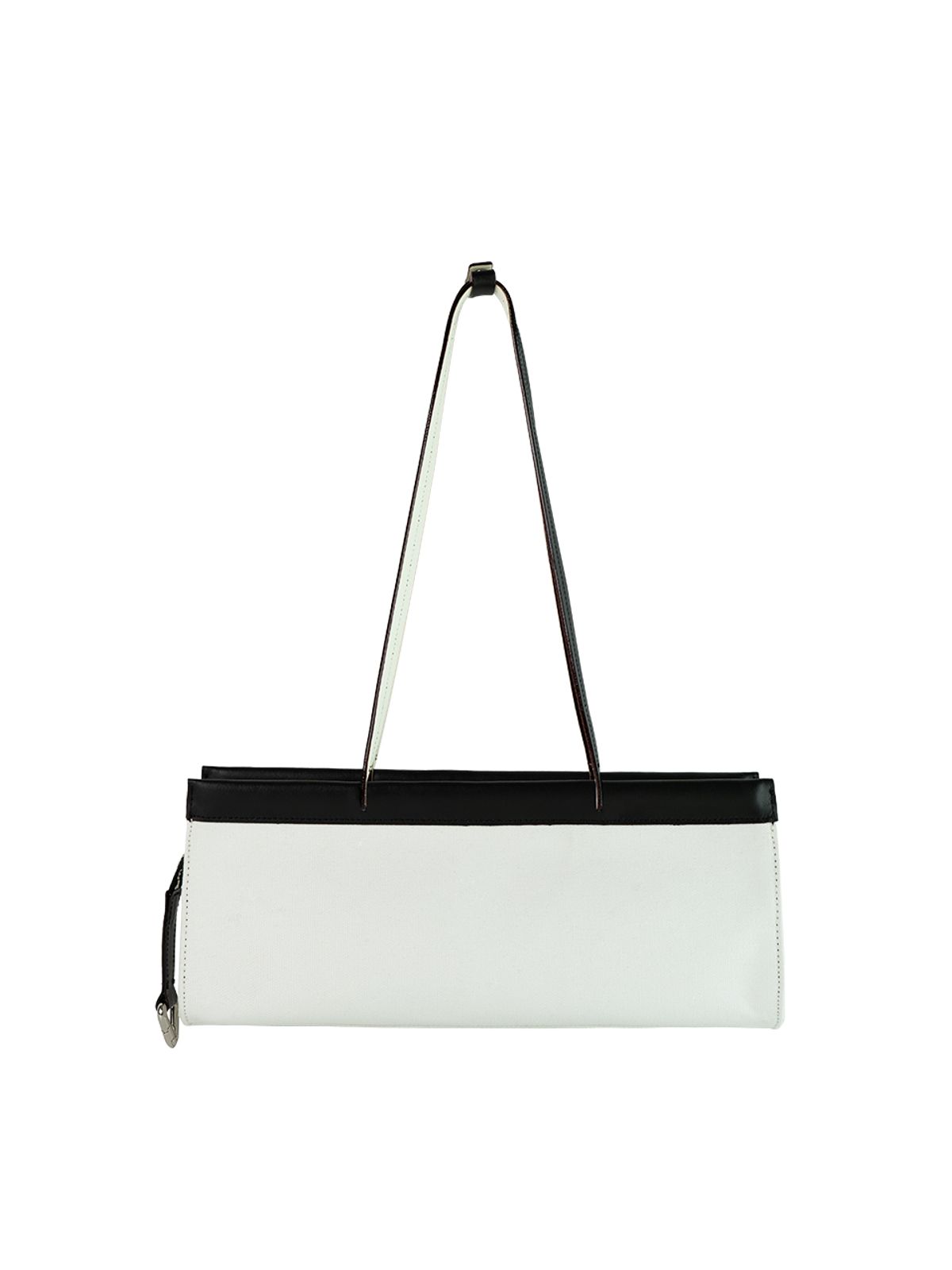 조셉앤스테이시(JOSEPH&STACEY) Diana Canvas Shoulder Bag S White_Black