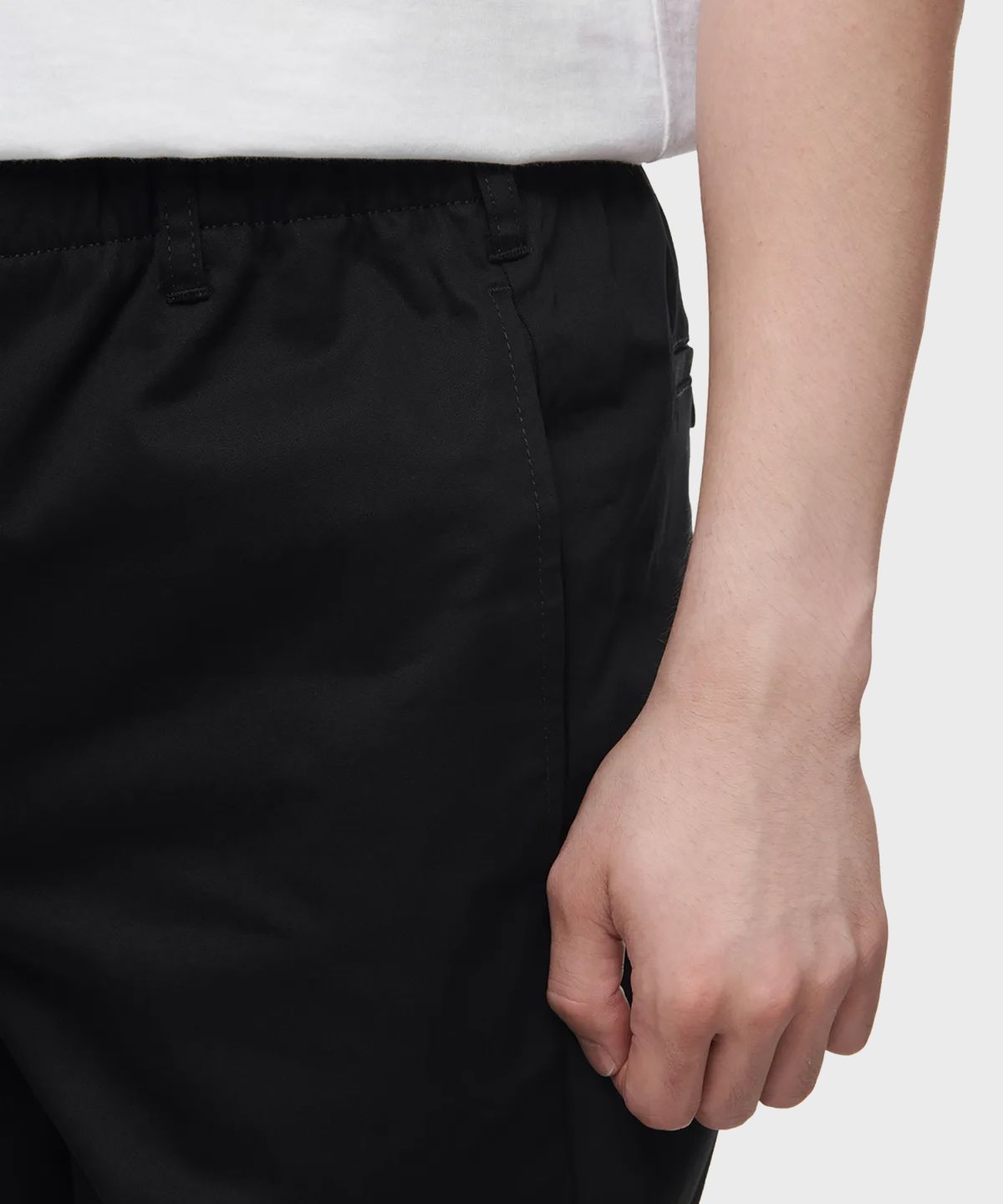 디키즈(DICKIES) 레귤러 오픈 헴 팬츠 Black