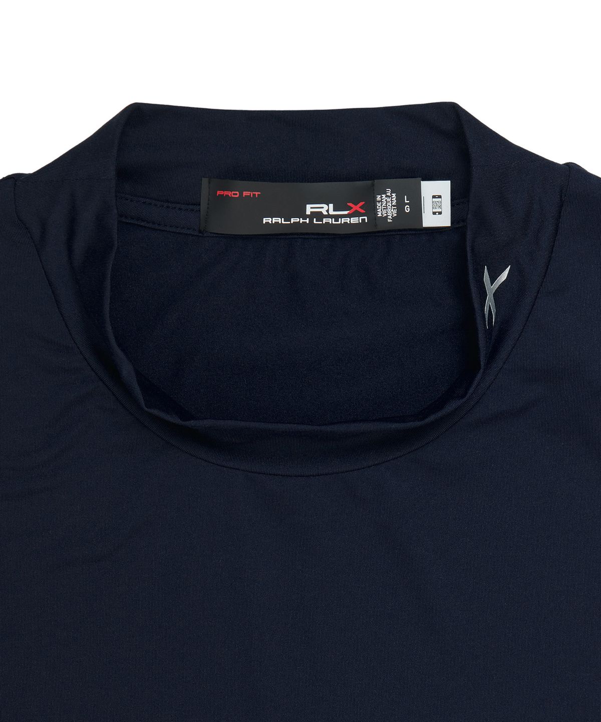 폴로 랄프 로렌 골프(POLO RALPH LAUREN GOLF) 커스텀 슬림핏 모크넥 셔츠 - 네이비