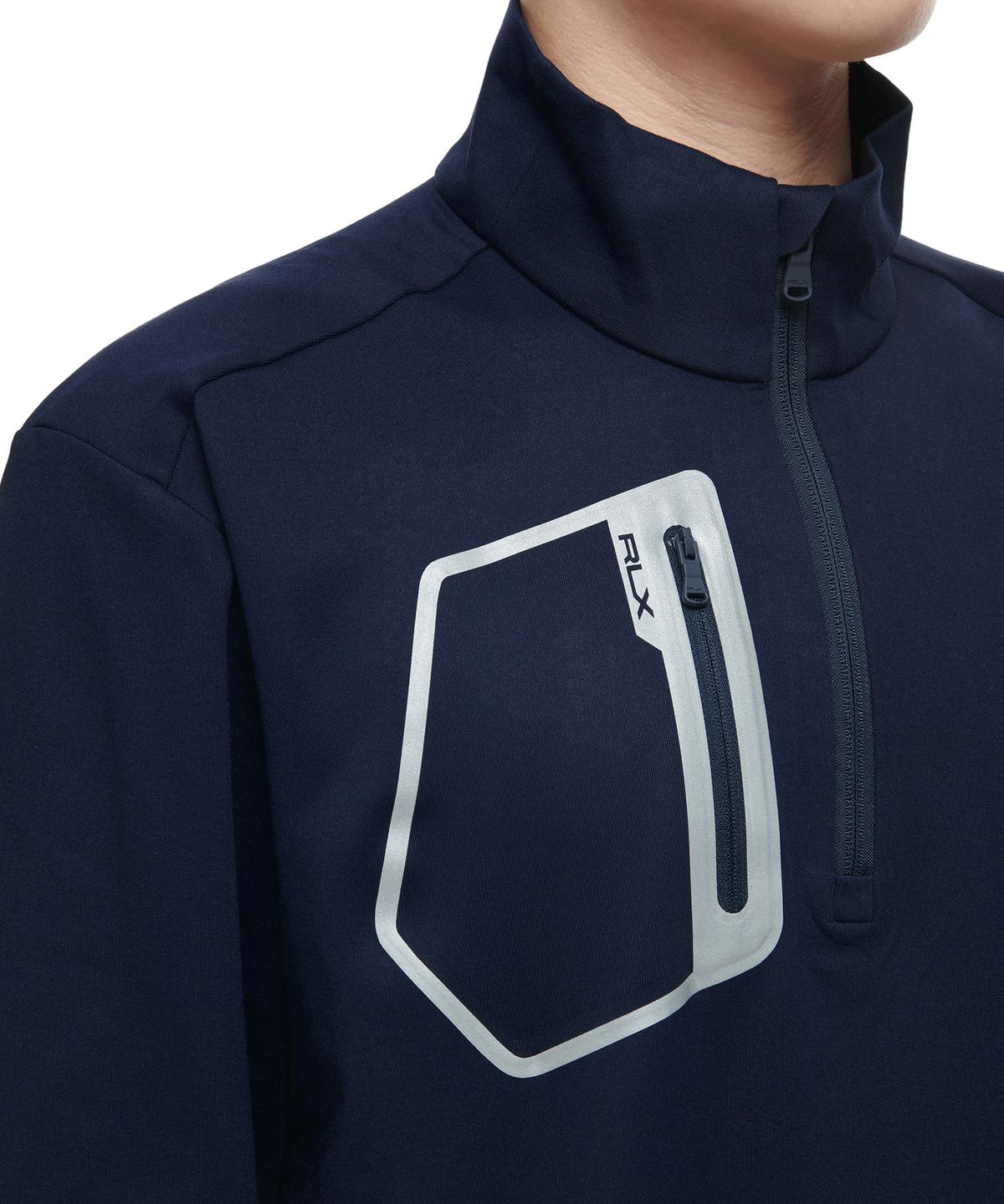 폴로 랄프 로렌 골프(POLO RALPH LAUREN GOLF) 클래식핏 럭셔리 저지 풀오버 - 네이비