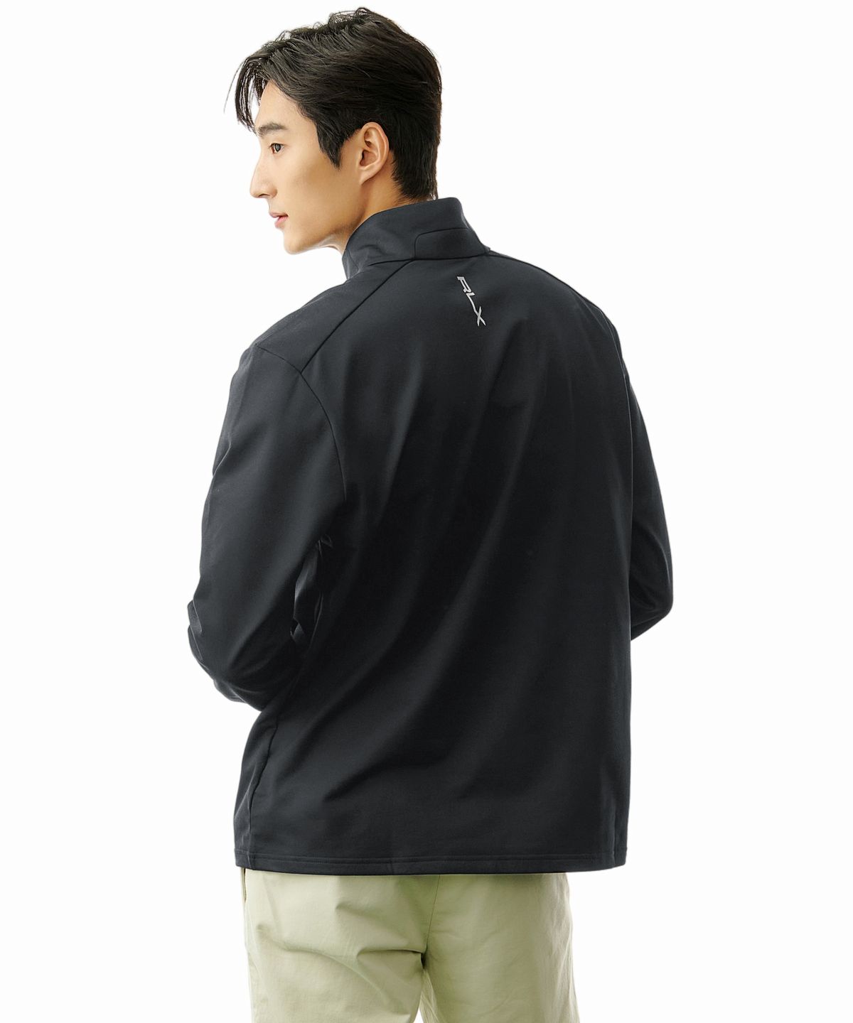 폴로 랄프 로렌 골프(POLO RALPH LAUREN GOLF) 클래식핏 럭셔리 저지 풀오버 - 블랙