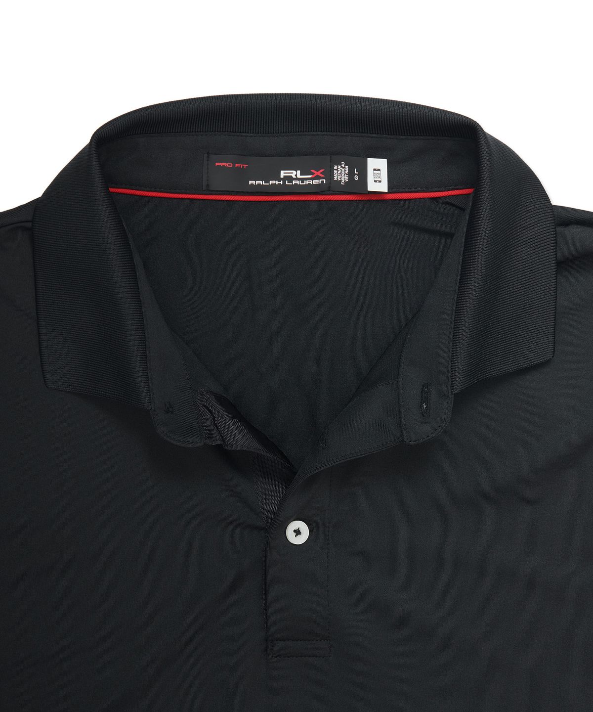 폴로 랄프 로렌 골프(POLO RALPH LAUREN GOLF) 커스텀 슬림핏 퍼포먼스 폴로 셔츠 - 블랙