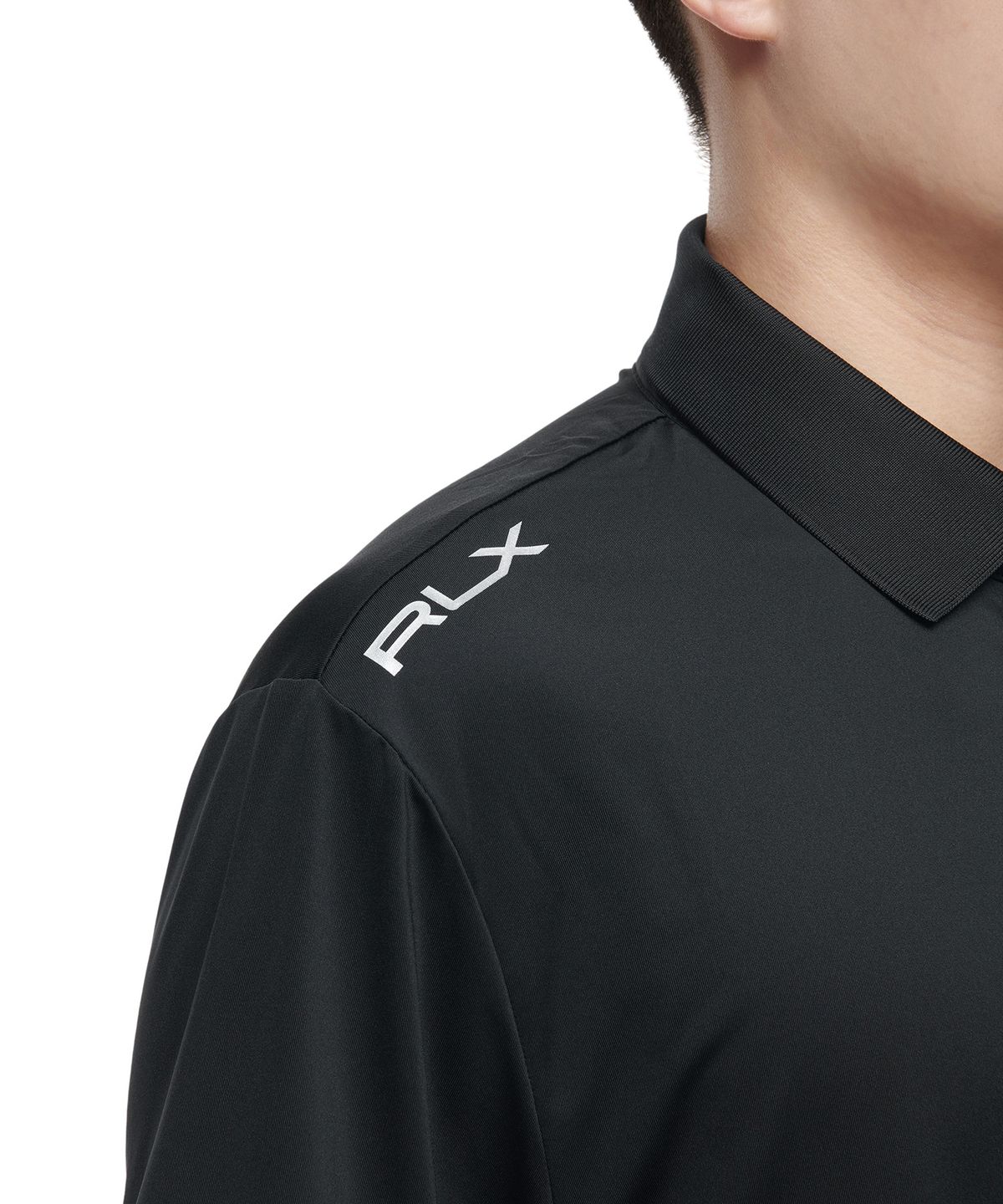 폴로 랄프 로렌 골프(POLO RALPH LAUREN GOLF) 커스텀 슬림핏 퍼포먼스 폴로 셔츠 - 블랙