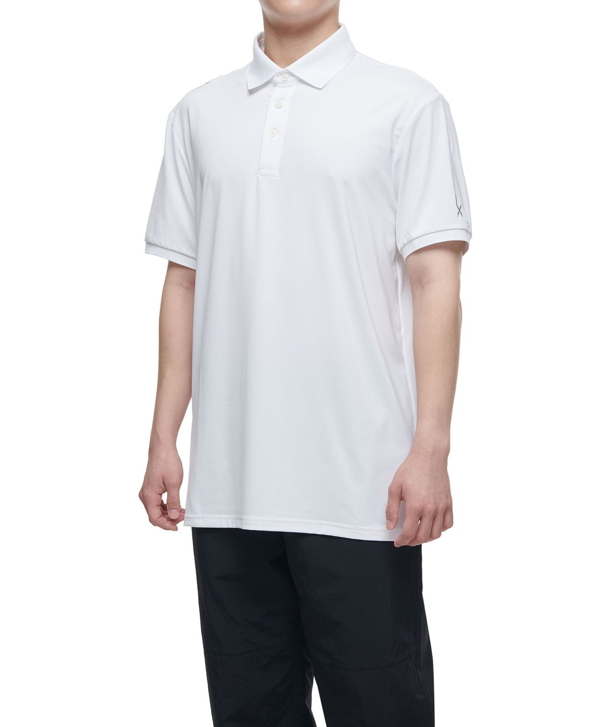 폴로 랄프 로렌 골프(POLO RALPH LAUREN GOLF) 커스텀 슬림핏 퍼포먼스 폴로 셔츠 - 화이트