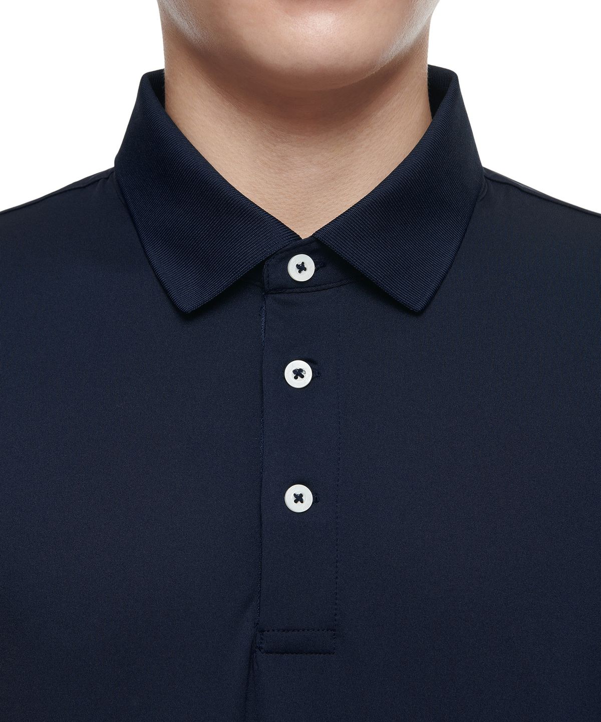 폴로 랄프 로렌 골프(POLO RALPH LAUREN GOLF) 커스텀 슬림핏 퍼포먼스 폴로 셔츠 - 네이비