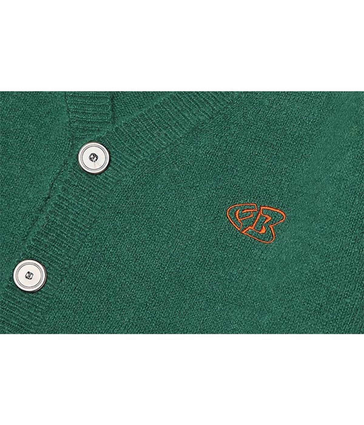 유쓰배쓰(YOUTHBATH) ALPACA BASIC CARDIGAN_GREEN