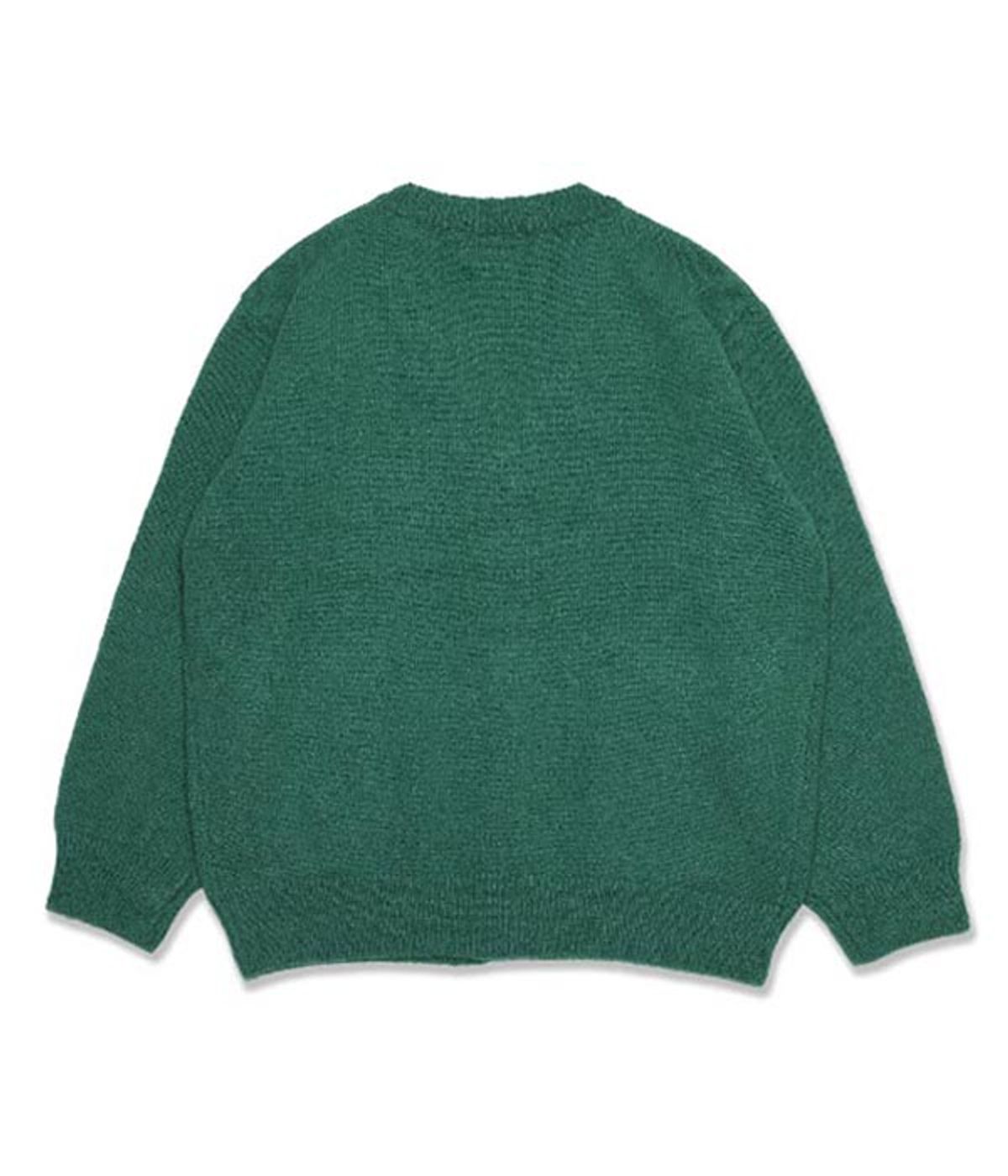 유쓰배쓰(YOUTHBATH) ALPACA BASIC CARDIGAN_GREEN