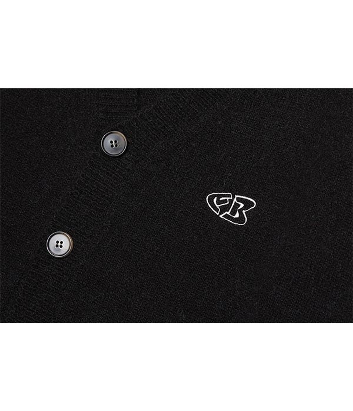 유쓰배쓰(YOUTHBATH) ALPACA BASIC CARDIGAN_BLACK