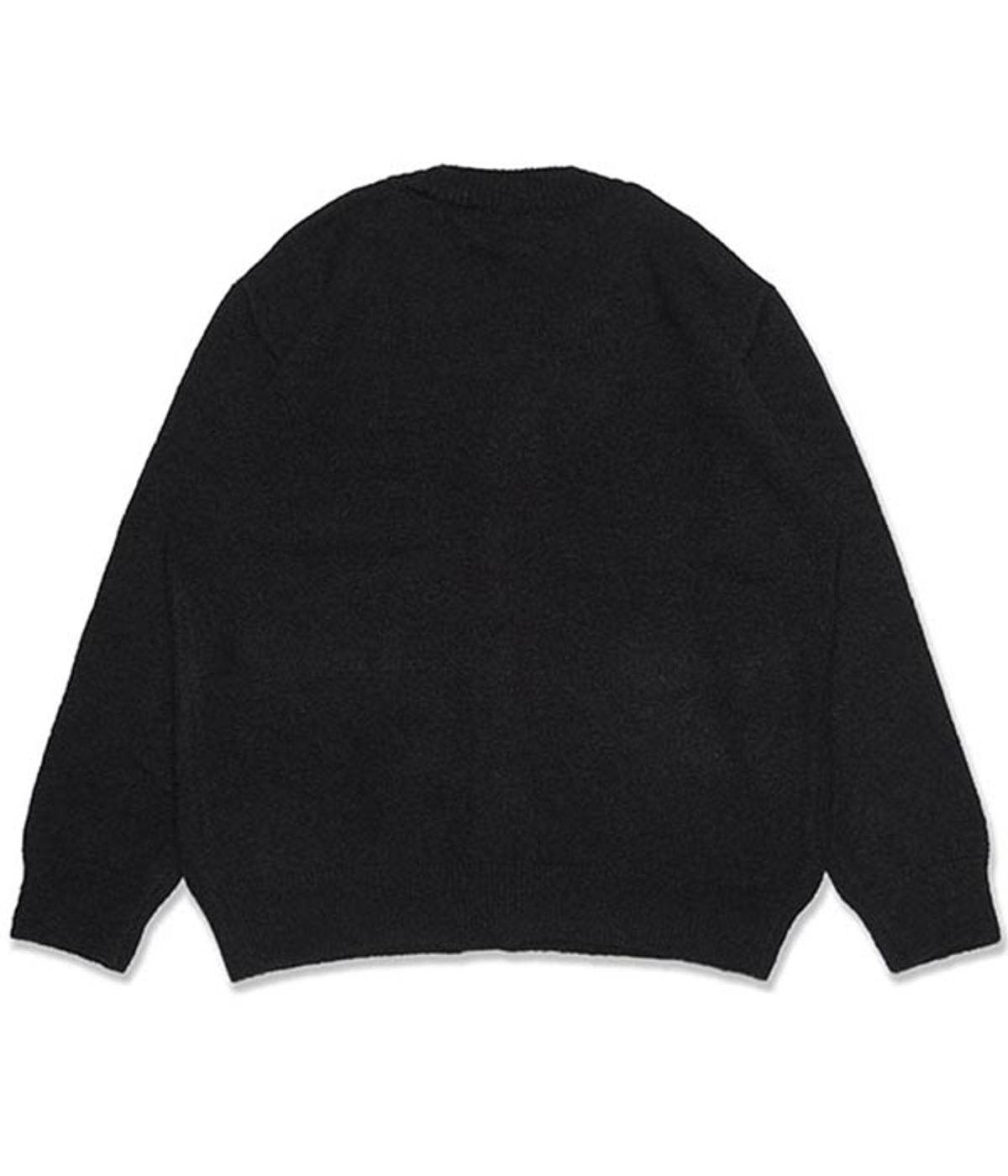 유쓰배쓰(YOUTHBATH) ALPACA BASIC CARDIGAN_BLACK