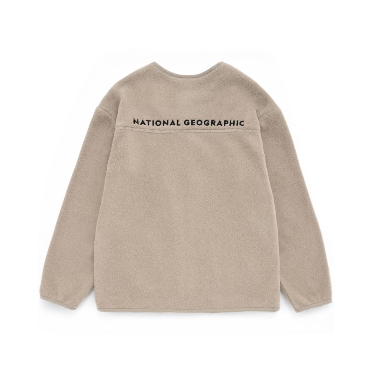 내셔널지오그래픽 키즈(NATIONAL GEOGRAPHIC KIDS) K224UFJ980 가디건형 플리스 풀집업 BEIGE