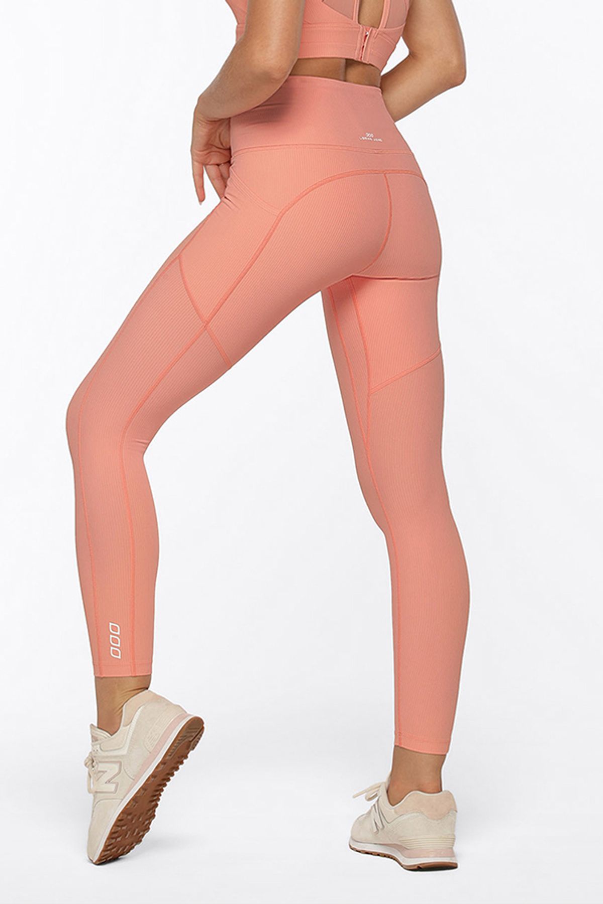 로나제인(LORNA JANE) NO RIDE BOOTY ANKLE BITER RIB LEGGINGS[062249]