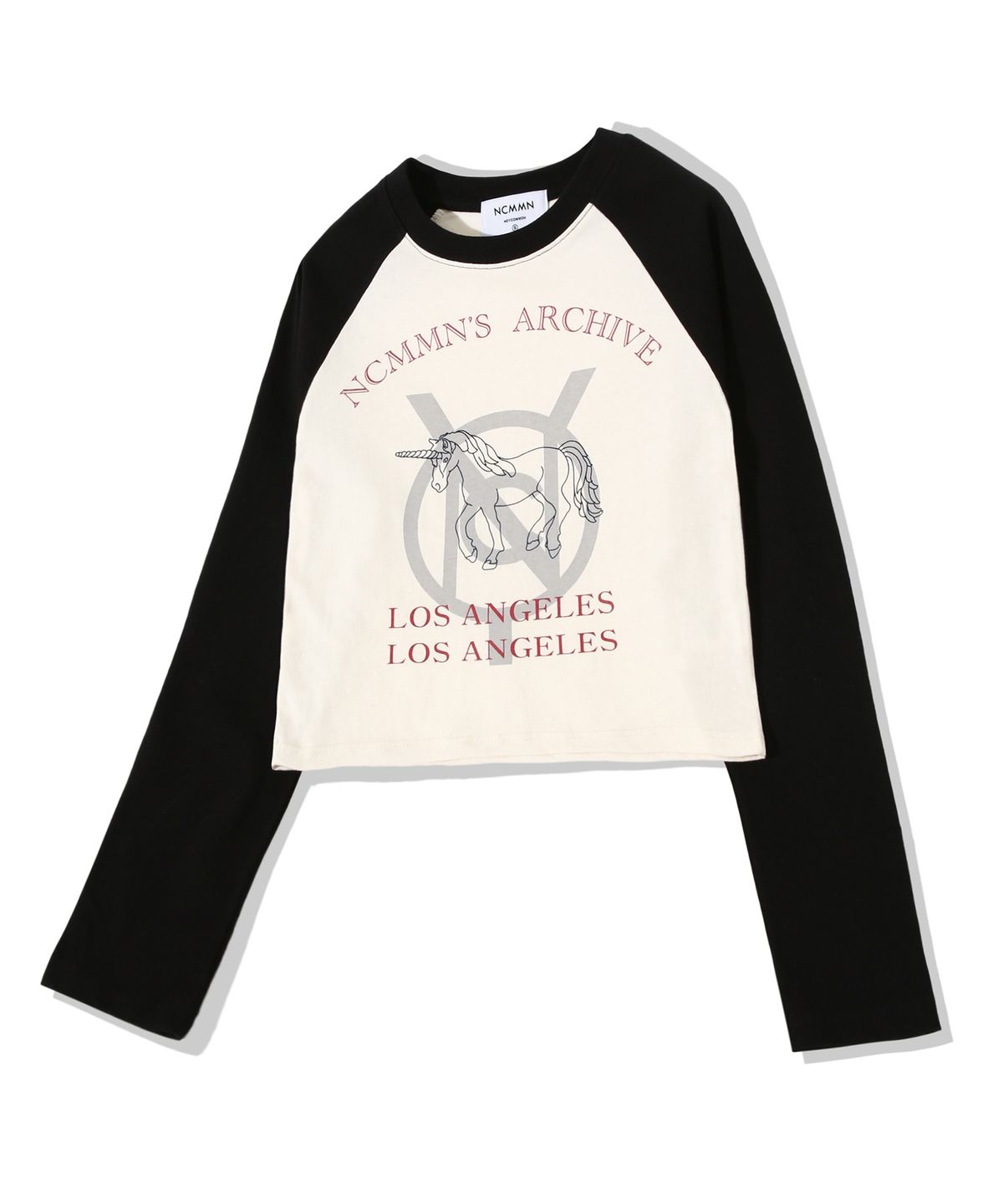 노이커먼(NOYCOMMON) UNICORN CROP LONGSLEEVE BK