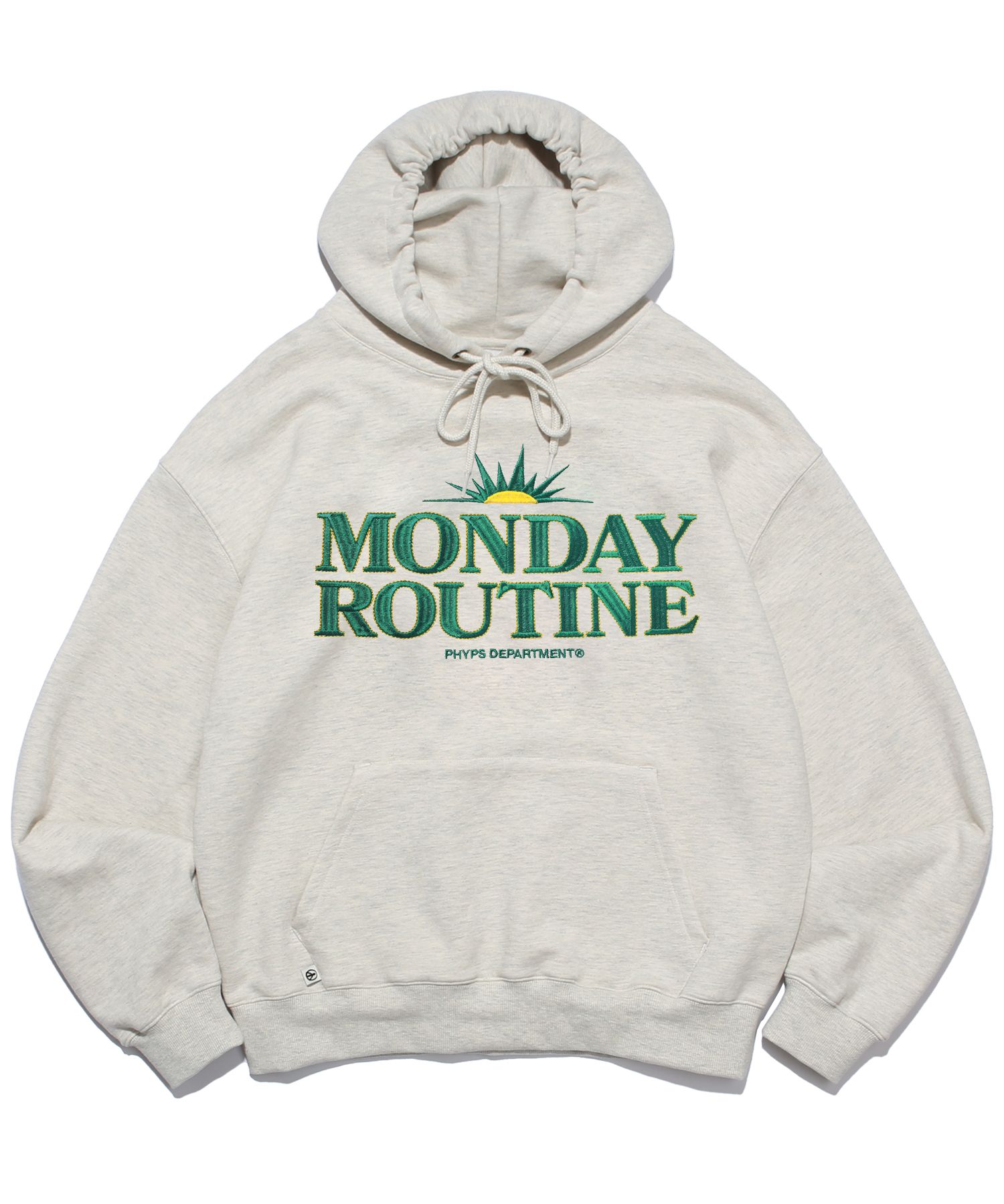 ◆Phyps Department◆ Monday Routine Stitch Hood_Indigo Blue PHYPS® MONDAY ROUTINE STITCH HOODIE INDIGO BLUE | KRAZZY