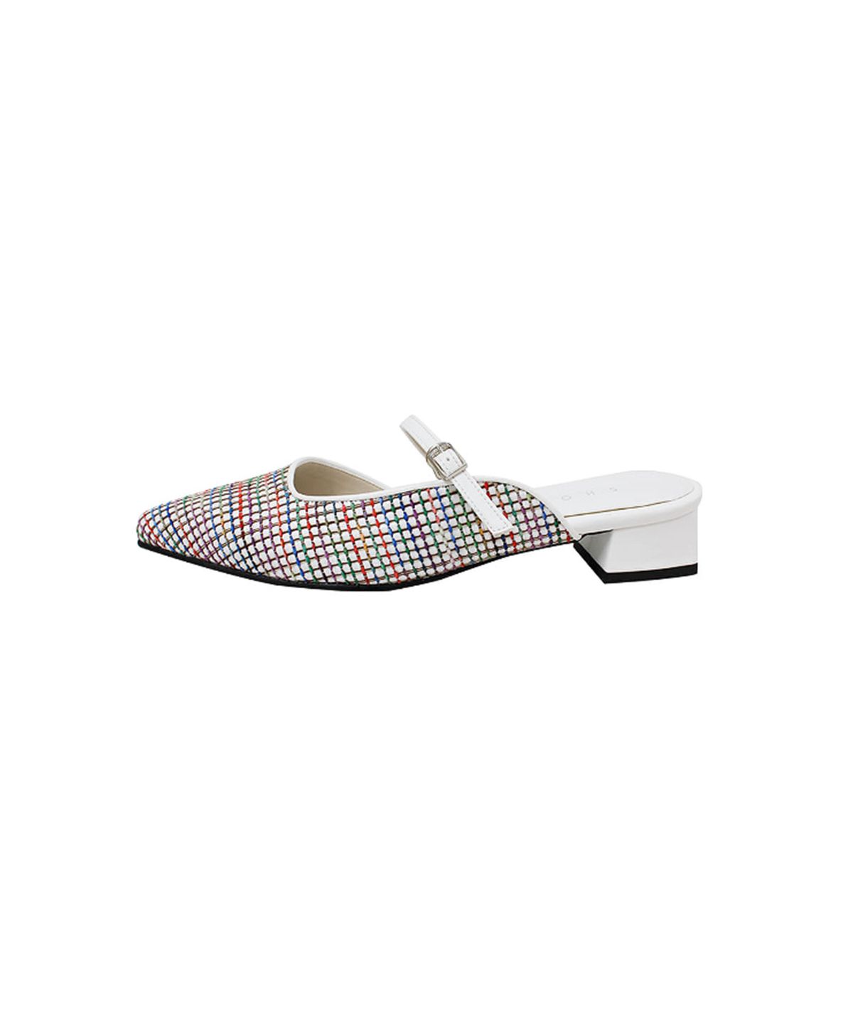 슈하이(SHOEHI) 컬러 체크 블로퍼 L0301 (2 Colors)