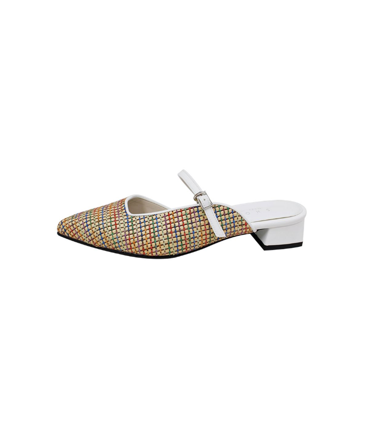 슈하이(SHOEHI) 컬러 체크 블로퍼 L0301 (2 Colors)