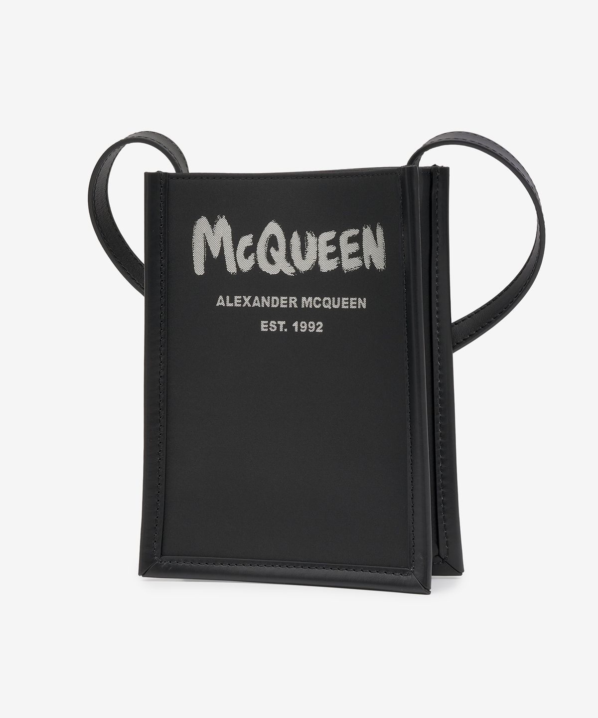 알렉산더 맥퀸(ALEXANDER McQUEEN) 미니 그래피티 엣지 크로스백 - 블랙 / 6685921AAEZ1073