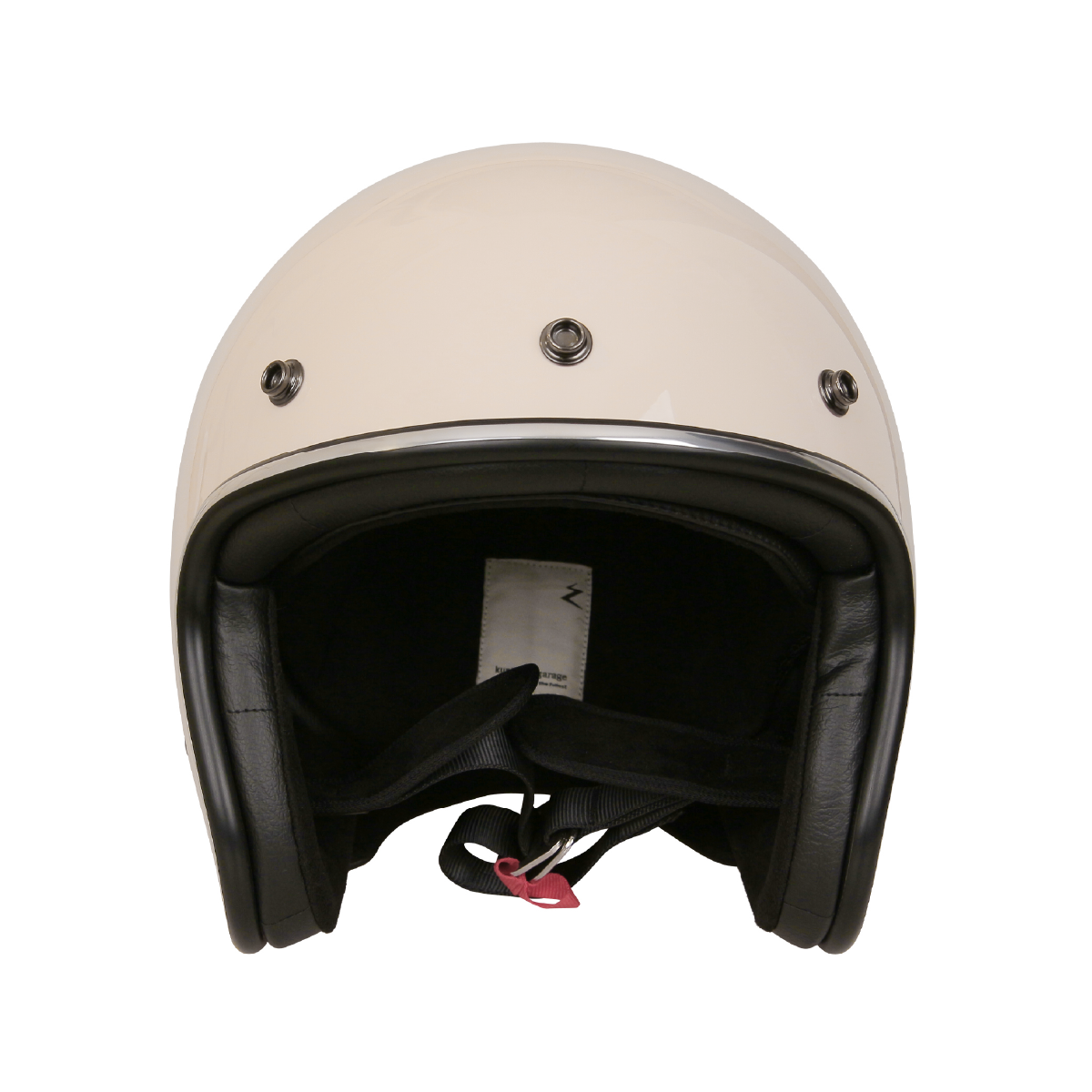 쿤타치(KUNTACH) Mods and Rockers helmet collection - Mods PEPPER WHITE