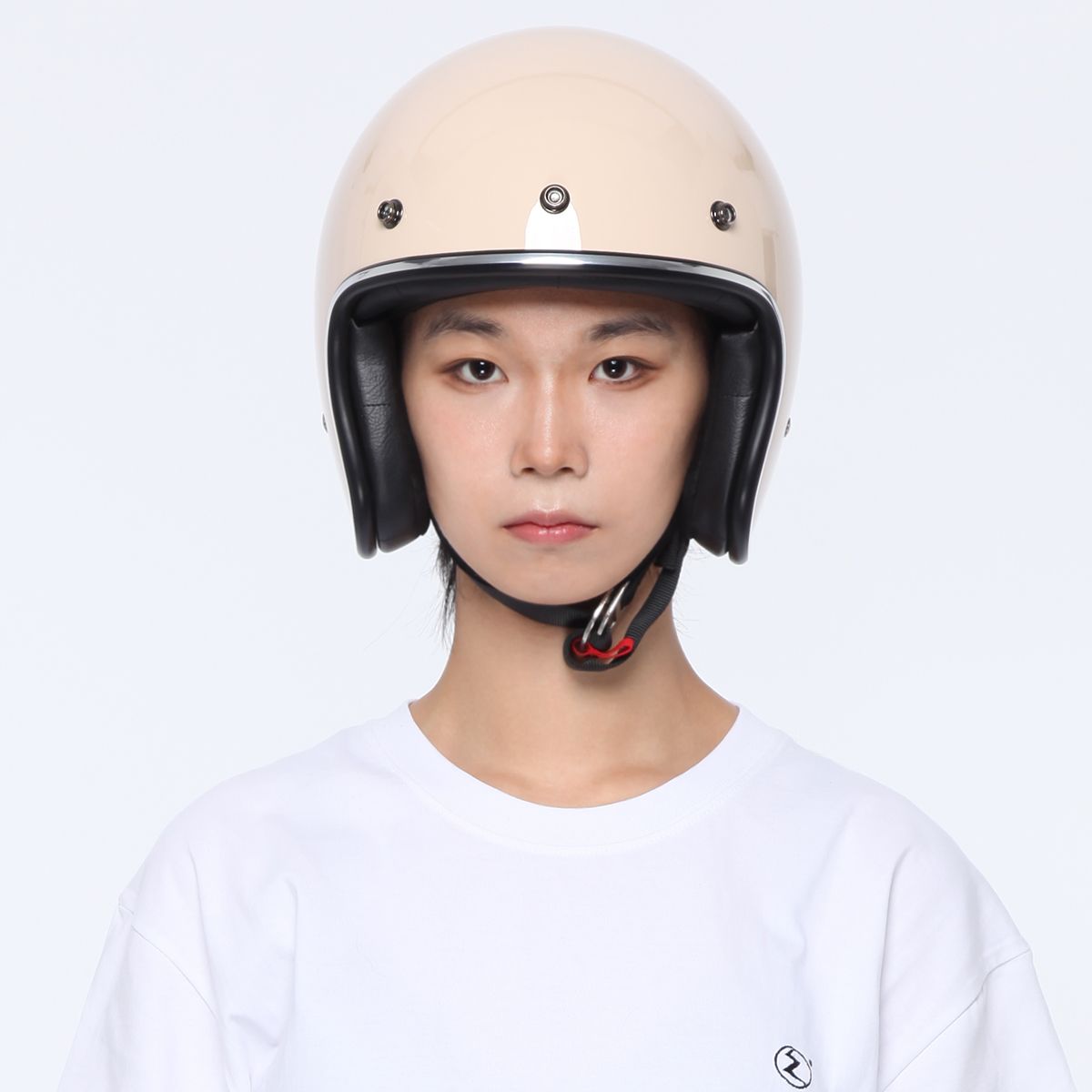 쿤타치(KUNTACH) Mods and Rockers helmet collection - Mods PEPPER WHITE