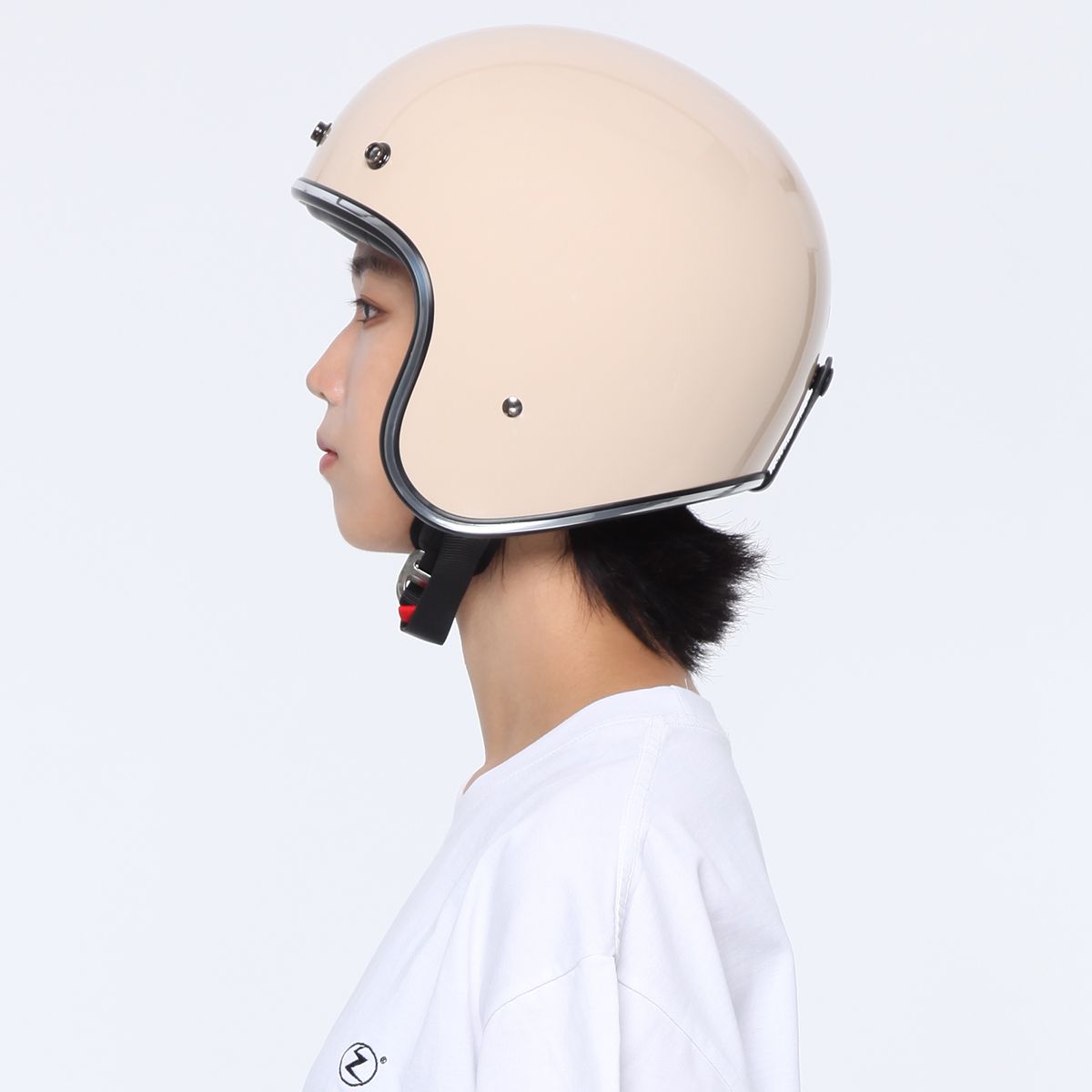 쿤타치(KUNTACH) Mods and Rockers helmet collection - Mods PEPPER WHITE