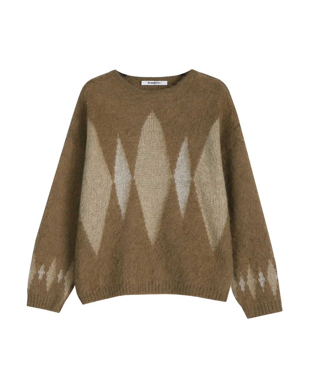 어반드레스(AVANDRESS) Angora diamond knit - 3COL