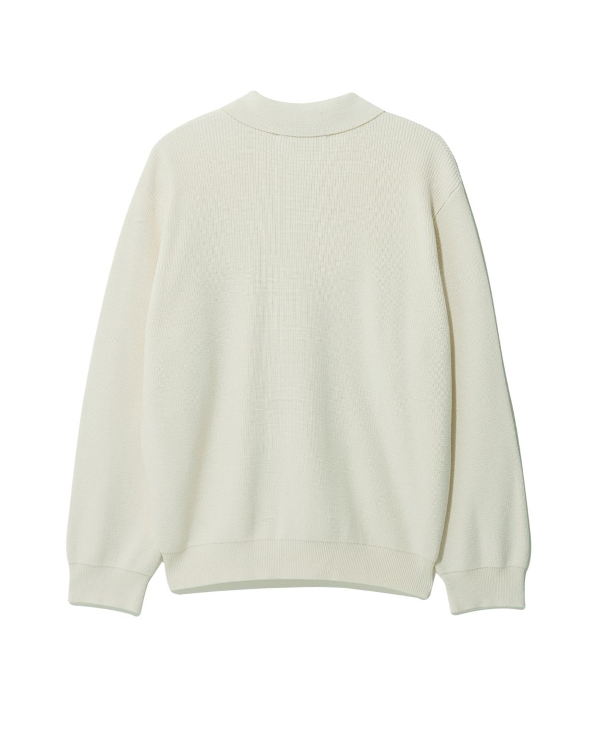 비슬로우(BESLOW) LONG SLEEVE COLLAR KNIT CREAM