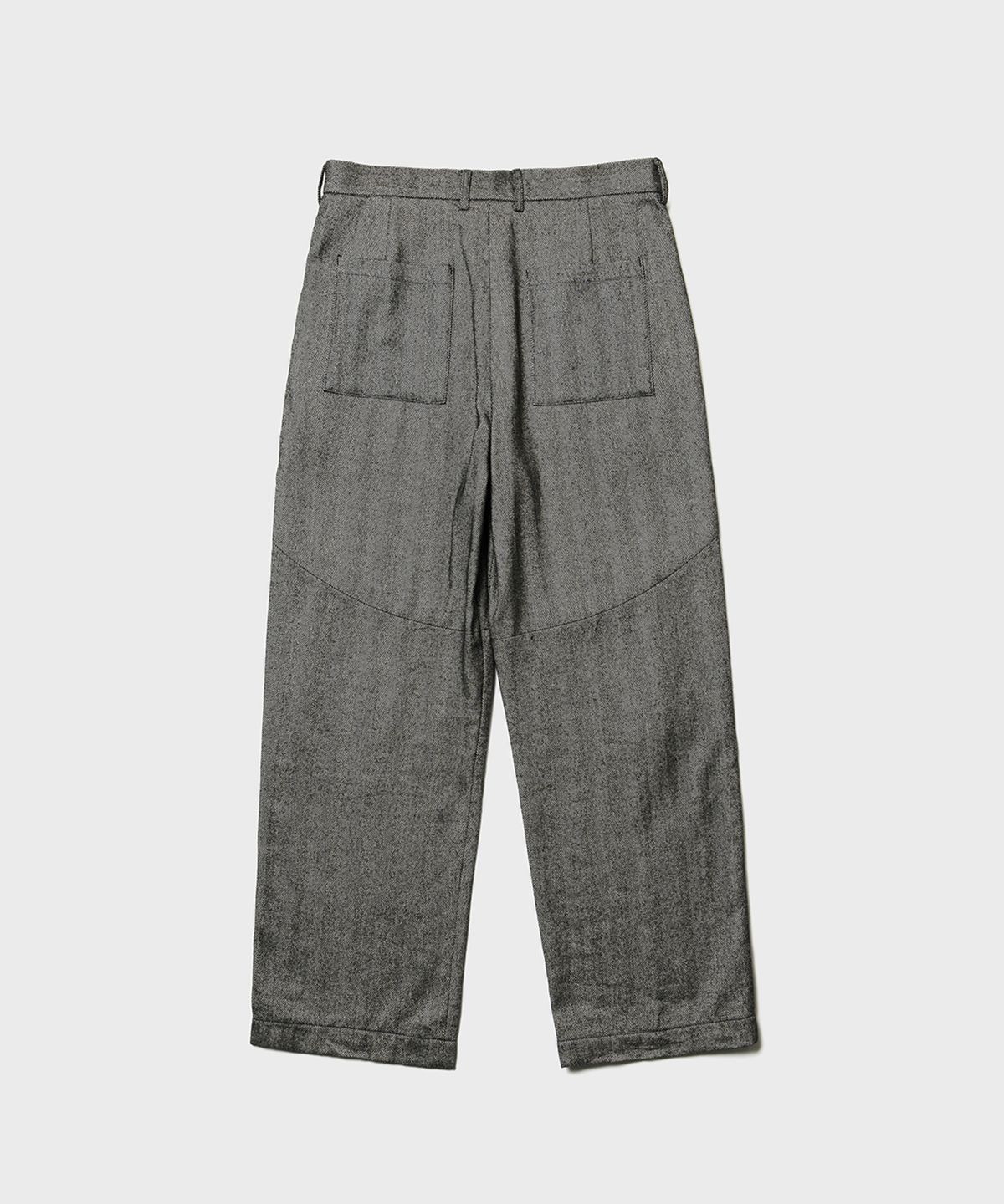 셔터(SHIRTER) WOOL UTILITY PANTS (HERRINGBONE BROWN)