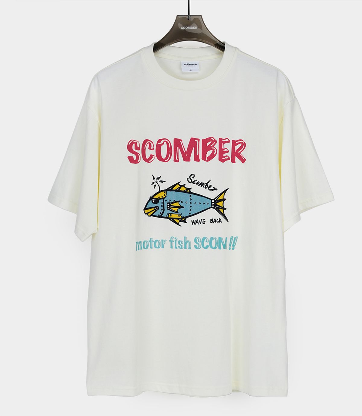 스컴버(SCOMBER) MF FISH1_BONE White