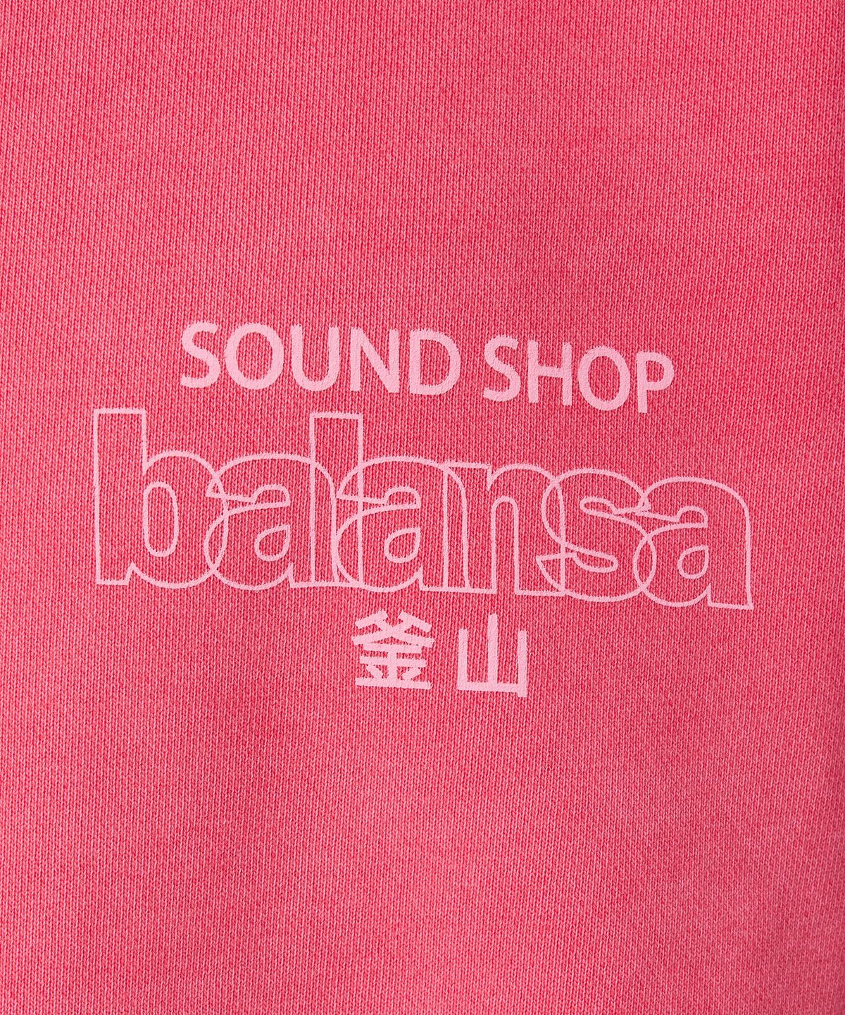 발란사(BALANSA) SSB LOGO GARMENT DYEING SWEAT(RED)
