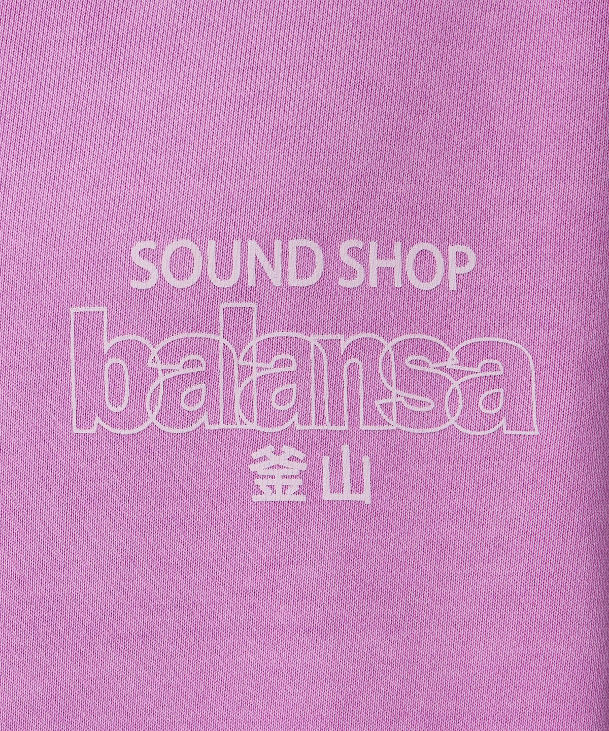 발란사(BALANSA) SSB LOGO GARMENT DYEING HOODIE(PINK)