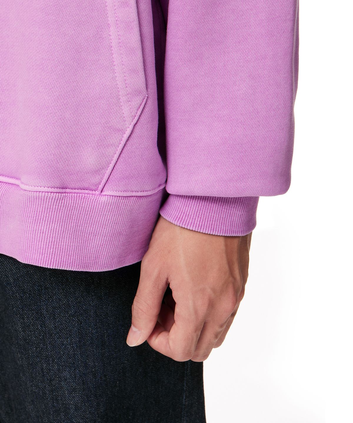 발란사(BALANSA) SSB LOGO GARMENT DYEING HOODIE(PINK)