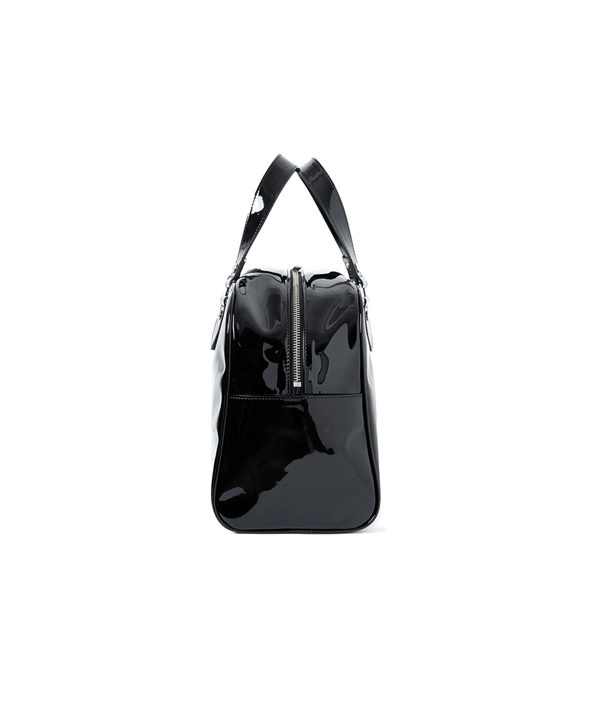 문선 아카이브(MOONSUN ARCHIVE) ESSENTIAL_MSS Enamel Bowling Bag [Black]