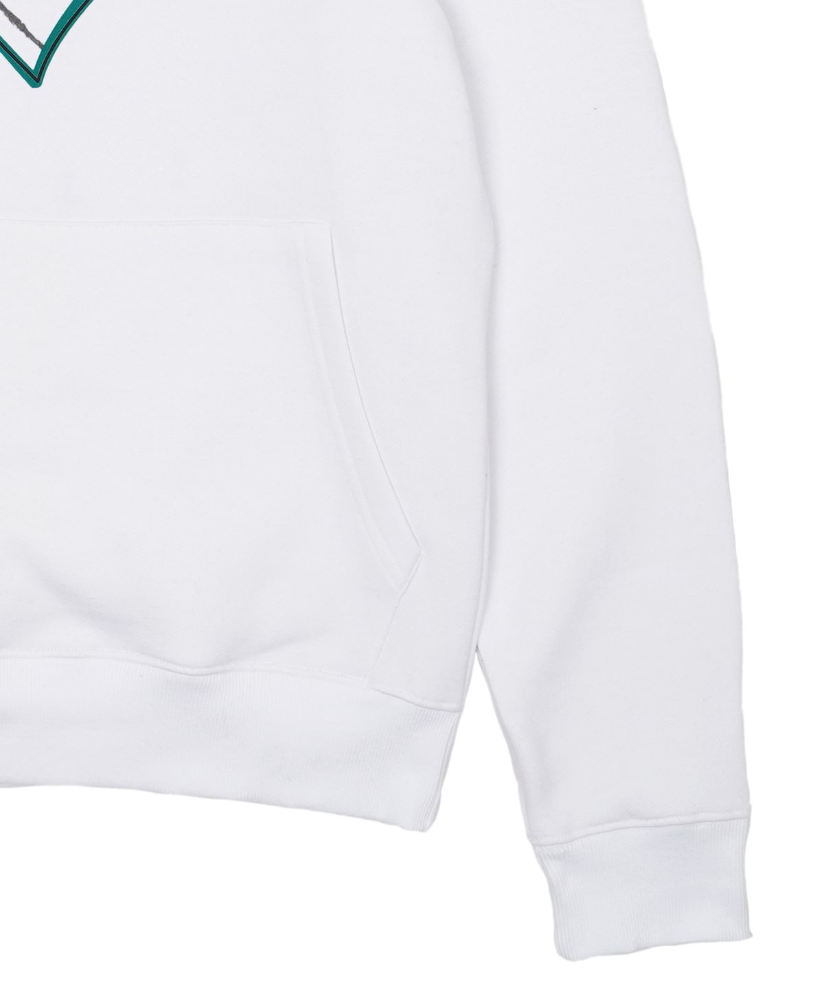 하드코어 해피니스(HARDCORE HAPPINESS) HAPPINESS HERT HOODIE_WHITE
