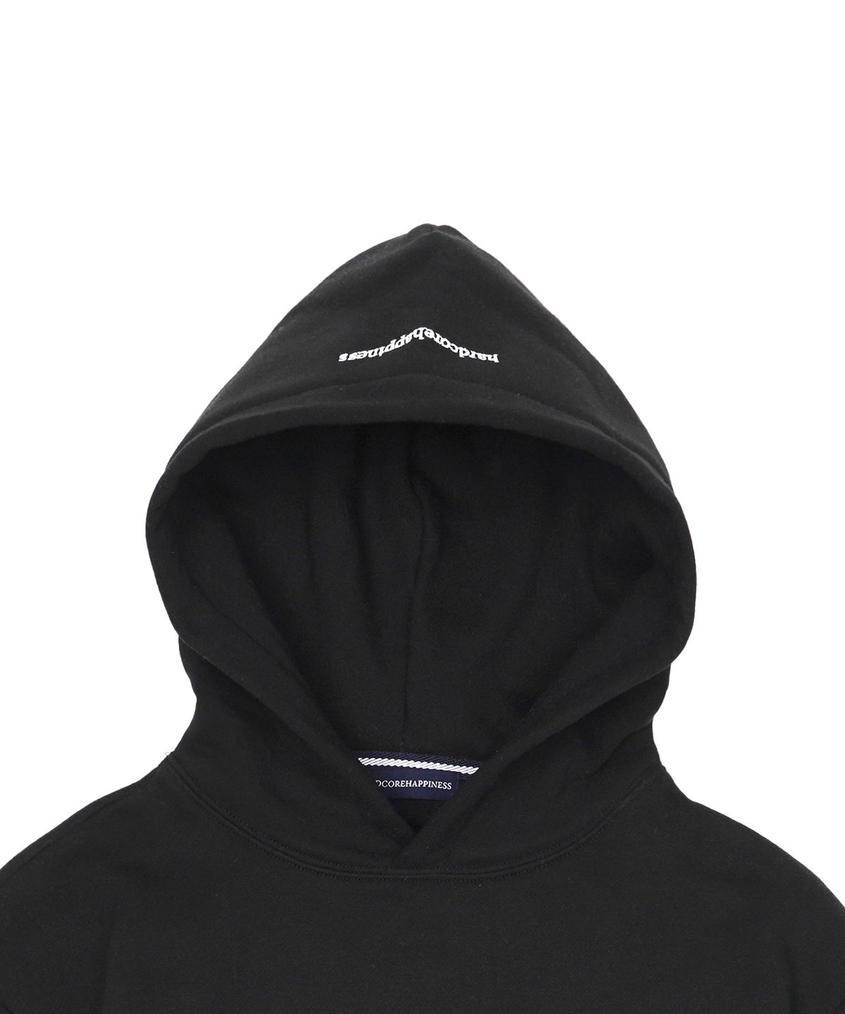 하드코어 해피니스(HARDCORE HAPPINESS) HAPPINESS HERT HOODIE_BLACK