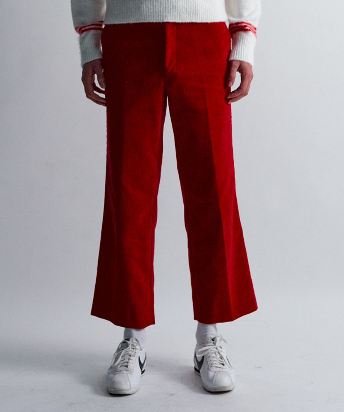 문선 아카이브(MOONSUN ARCHIVE) ESSENTIAL_UNISEX MSS Corduroy Slacks [Red]