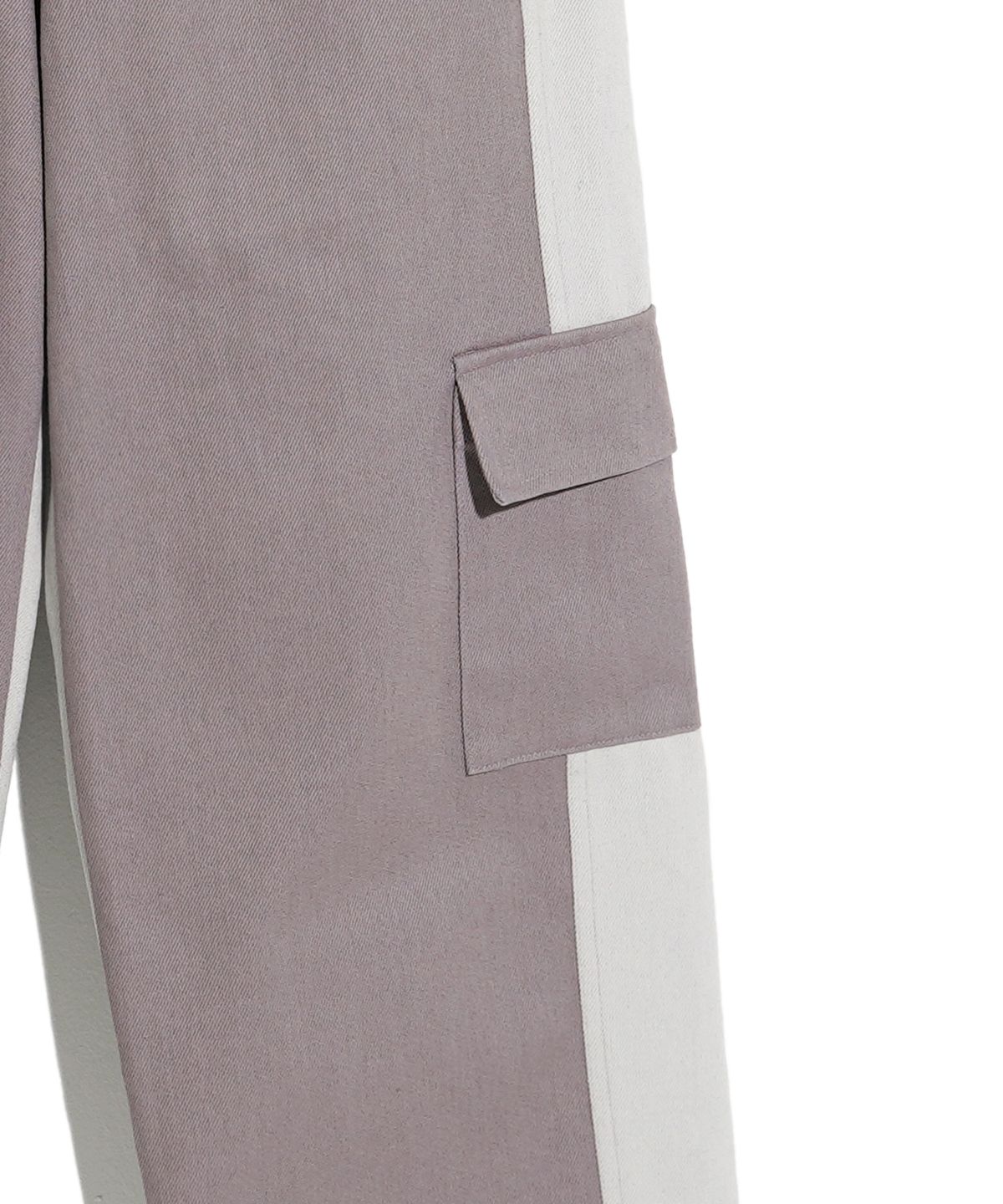 하이스쿨디스코(HIGH SCHOOL DISCO) DISCO DOUBLE WIDE CARGO PANTS_INDI PURPLE