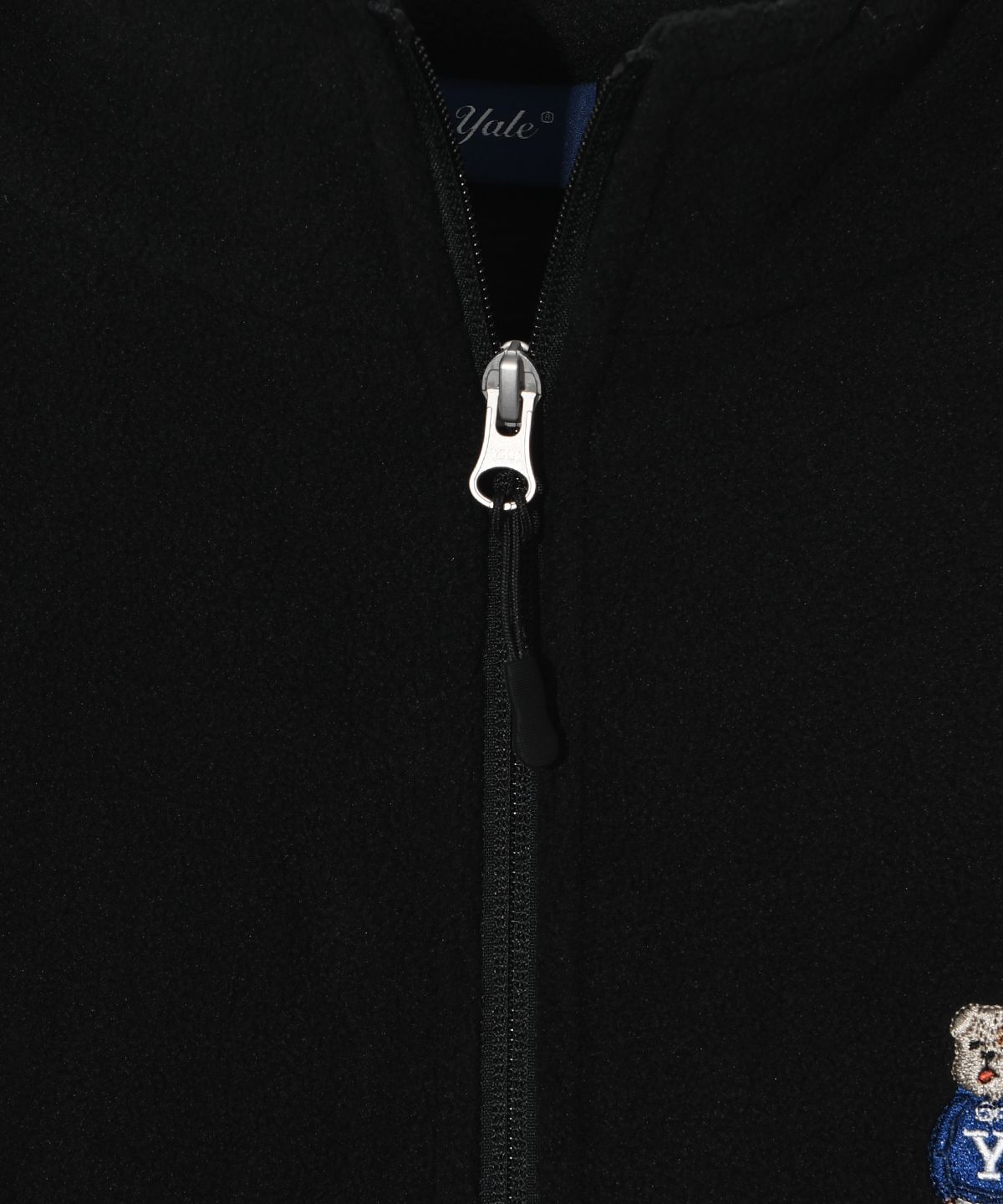 [ YALE ]★EMBROIDERY UNIVERSITY DAN FLEECE TRACK JACKET MUSINSA | YALE Embroidered Dan Fleece Track Jacket_Black
