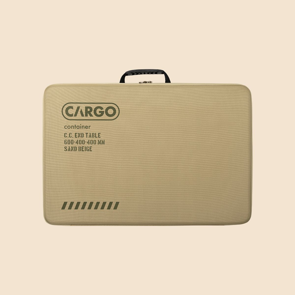 카고 컨테이너(CARGO CONTAINER) 엔드 테이블 1ea (베이지)