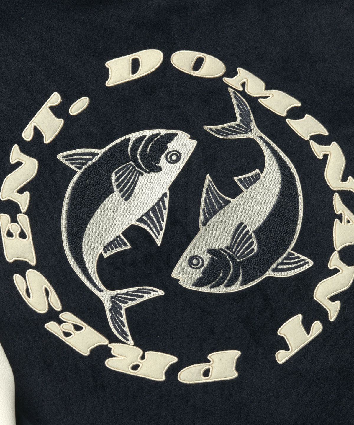도미넌트(DOMINANT) Tuna Varsity Jacket_Navy