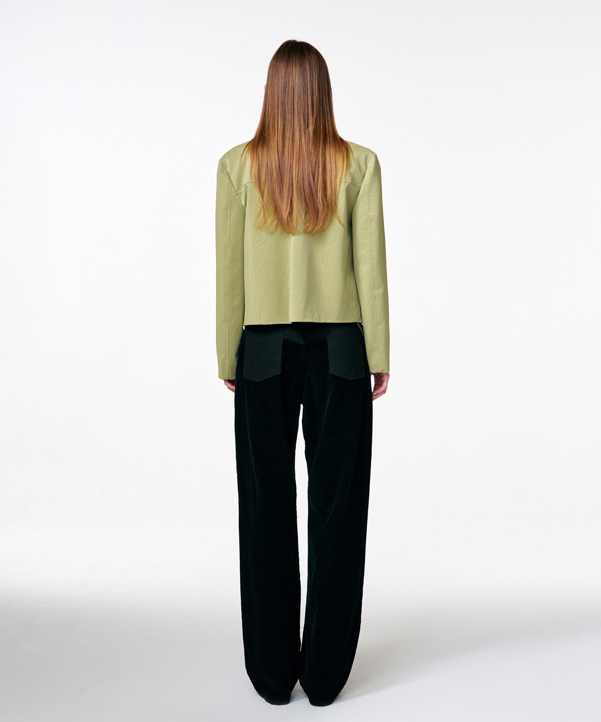 에트몽(ETMON) Corduroy Mix Pants  Black