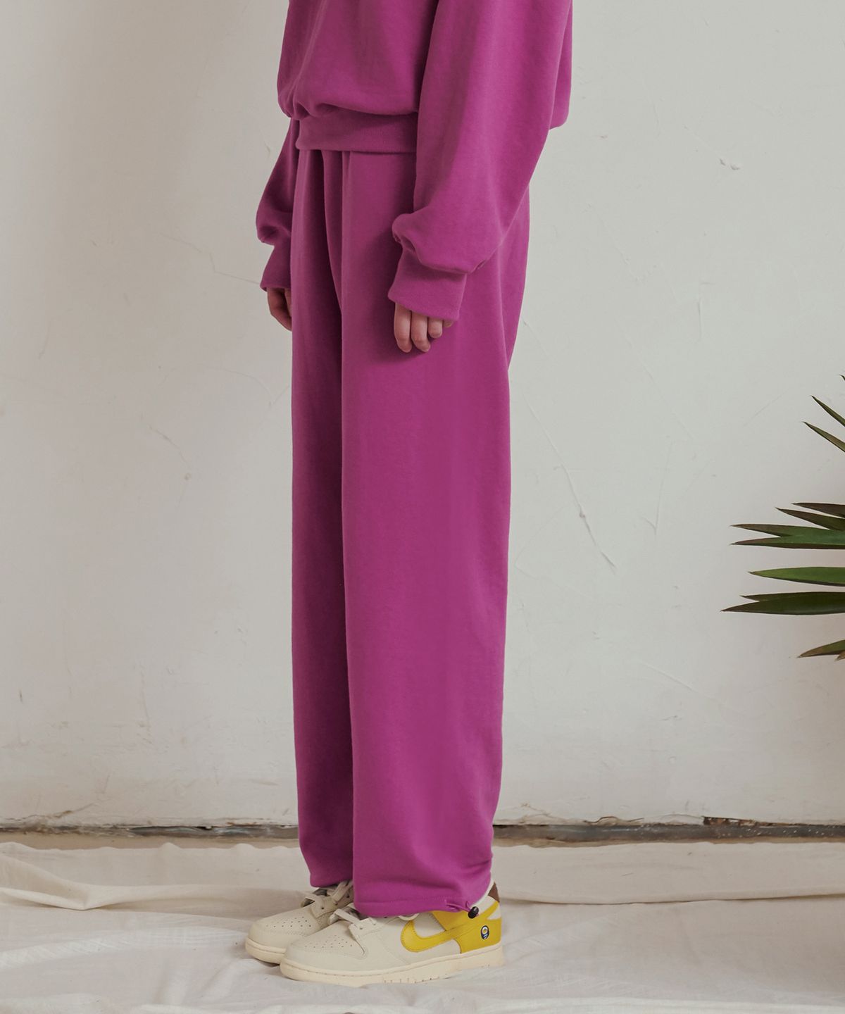 판도라핏(PANDORAFIT) Wide 2way Jogger Pants Violet