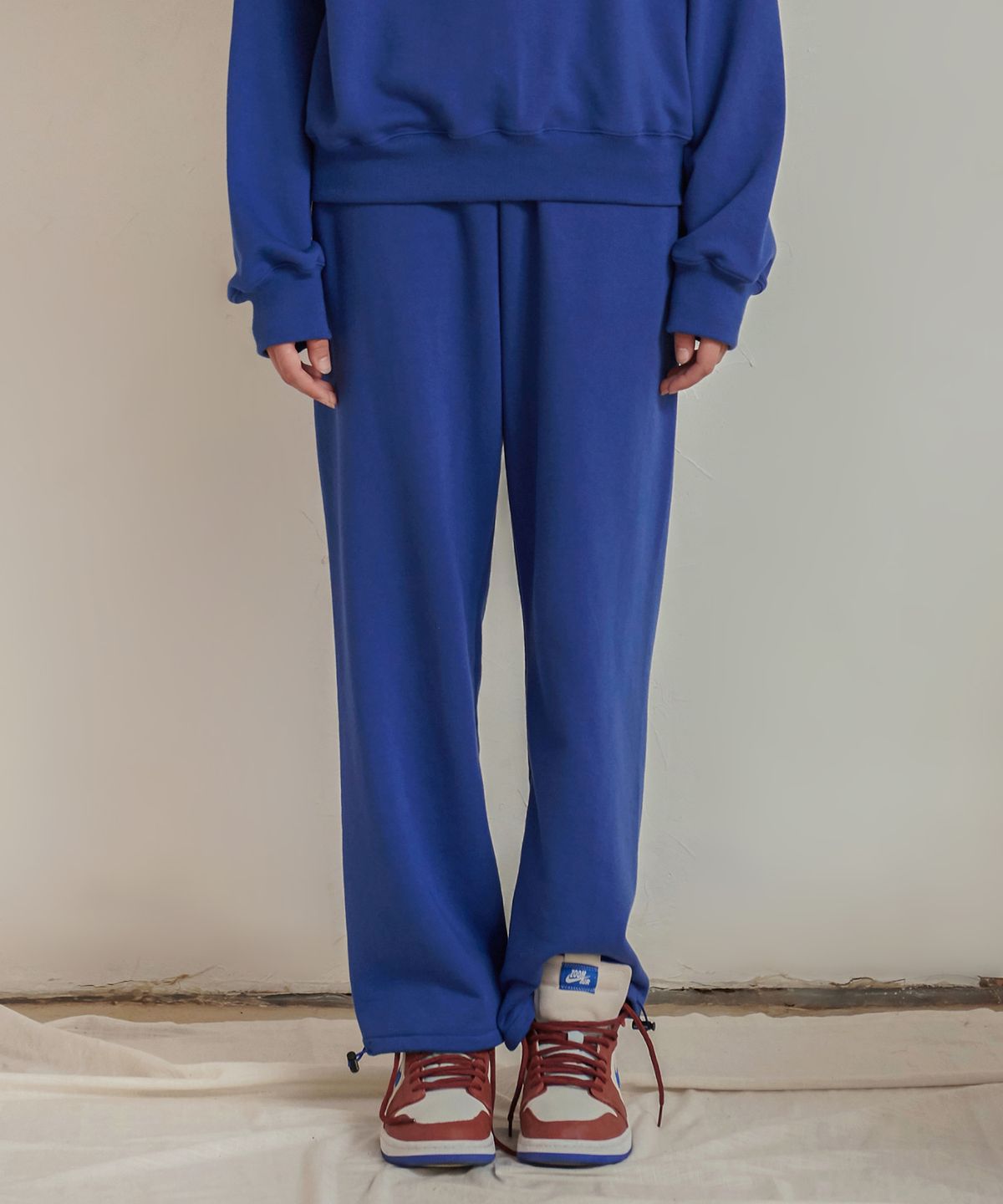 판도라핏(PANDORAFIT) Wide 2way Jogger Pants Blue