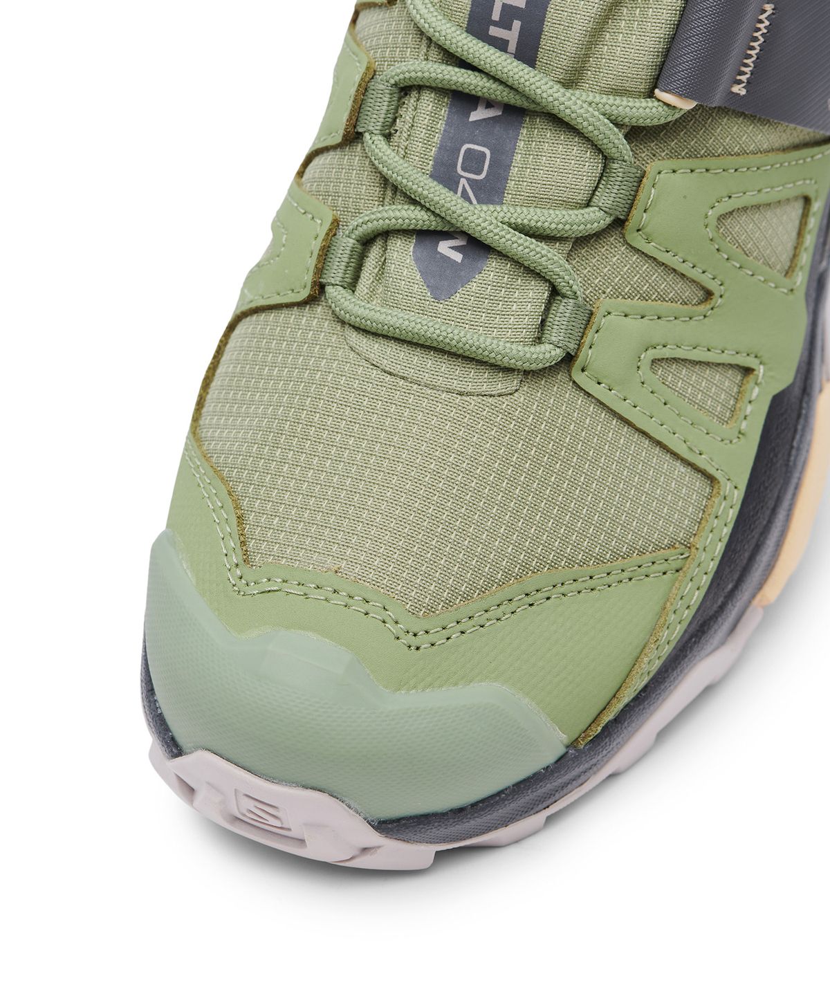 살로몬(SALOMON) X 울트라 4 미드 GTX W - 오일 그린:마그넷:아몬드 크림 / L41625100