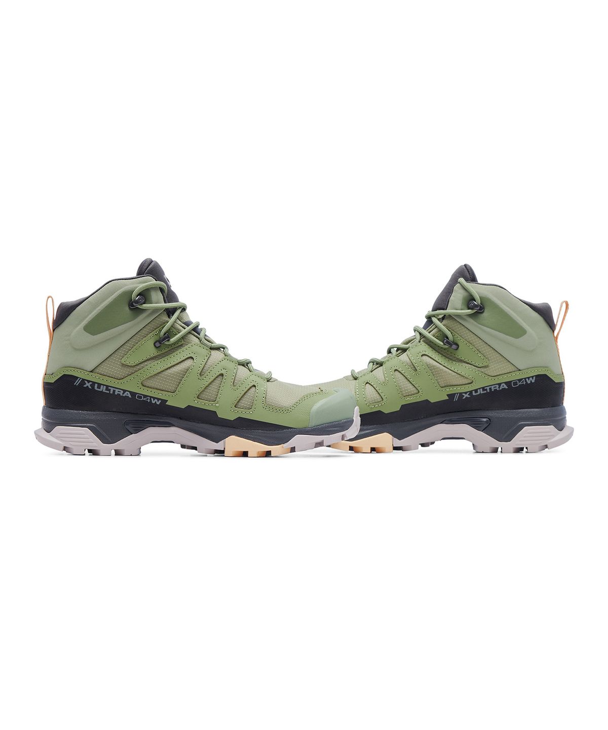 살로몬(SALOMON) X 울트라 4 미드 GTX W - 오일 그린:마그넷:아몬드 크림 / L41625100