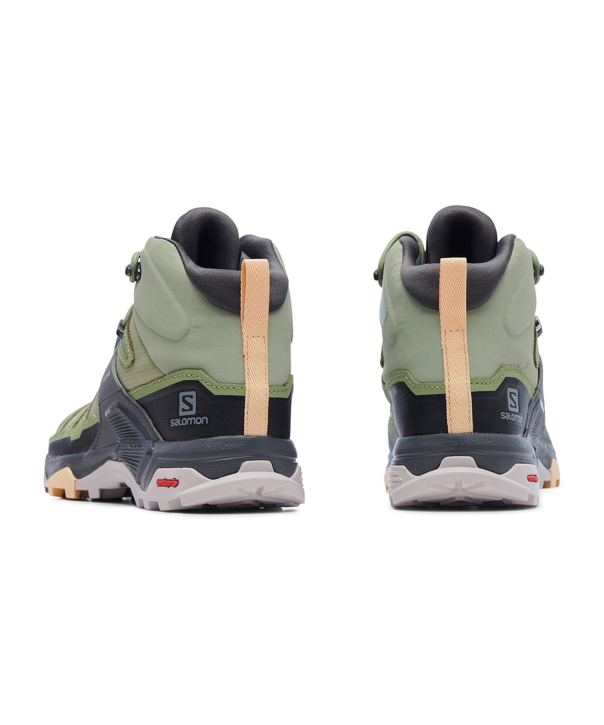 살로몬(SALOMON) X 울트라 4 미드 GTX W - 오일 그린:마그넷:아몬드 크림 / L41625100